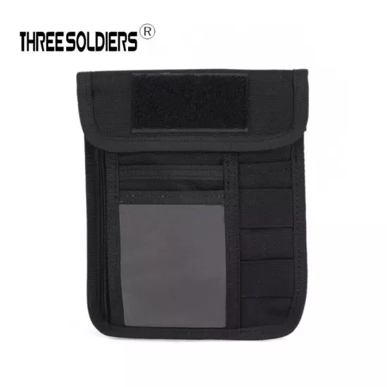 Tactical ID Card Case Holder Neck Lanyard Credit Card Organizer Wallet Pouch