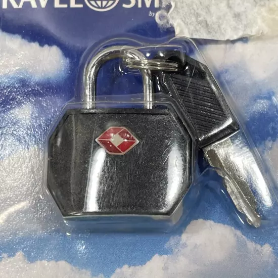 TSA Travel Smart Luggage Padlock by Conair. New. Sealed in Package.