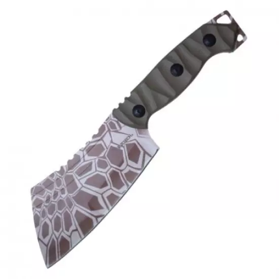 Tactical Knife | Wartech 9.5" Overall Full Tang Tan Military Combat Cleaver