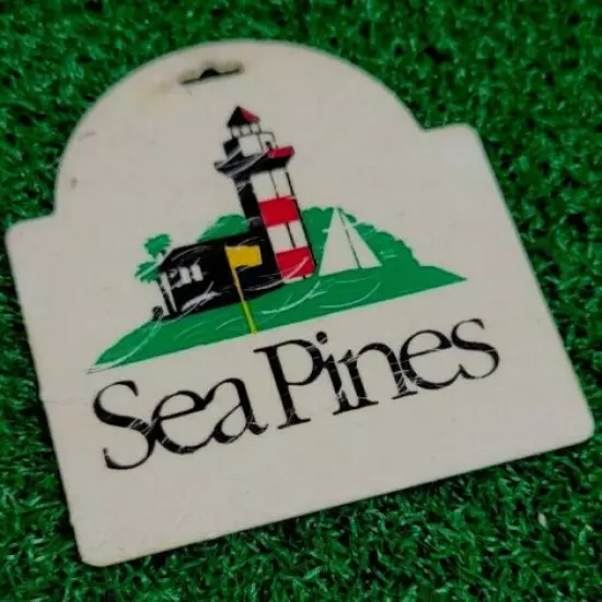 Vtg. Sea Pines Hilton Head Island Bag Tag Double Sided SHIPS FREE w/Buy it Now!