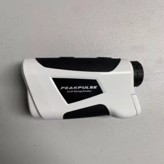 PEAKPULSE Golf Laser Rangefinder / White / Used but Great Condition