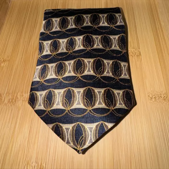 Albert Nipon Abstract Geometric Silk Tie - 56L 4.0W