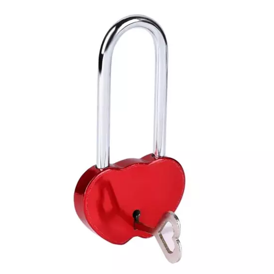 Love Shape Antique Padlock with for Key Notebook Stationery Accessories Pad