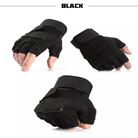 Men's Tactical Gloves Shooting Hunting Hiking Airsoft Cycling Motorcycle Gloves