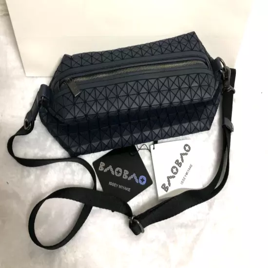 BAO BAO ISSEI MIYAKE Oblong Shoulder Bag Handbag Crossbody Black Outlet Product