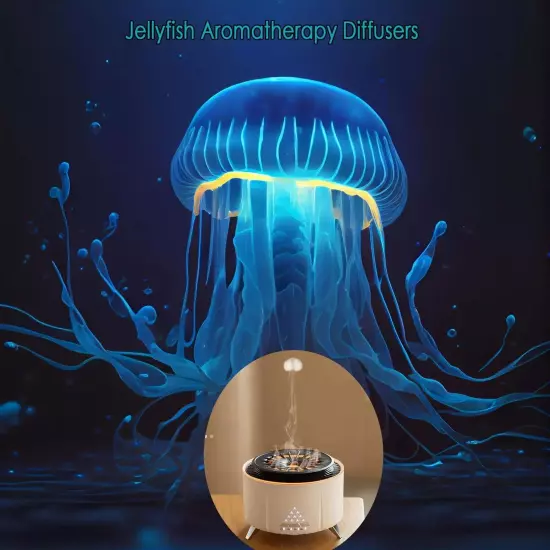 Diffusers for Essential Oils Large Room Cool-looking Jellyfish Mist 350ml Aromat