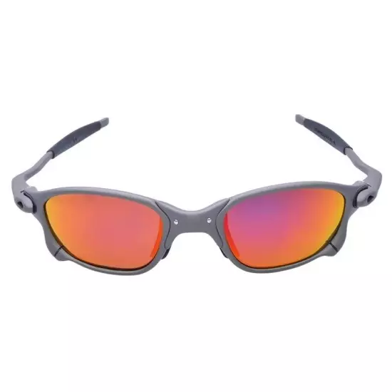 X Metal Juliet Cyclops Sunglasses UV 400 Ruby Polarized Glass Titanium Goggles.