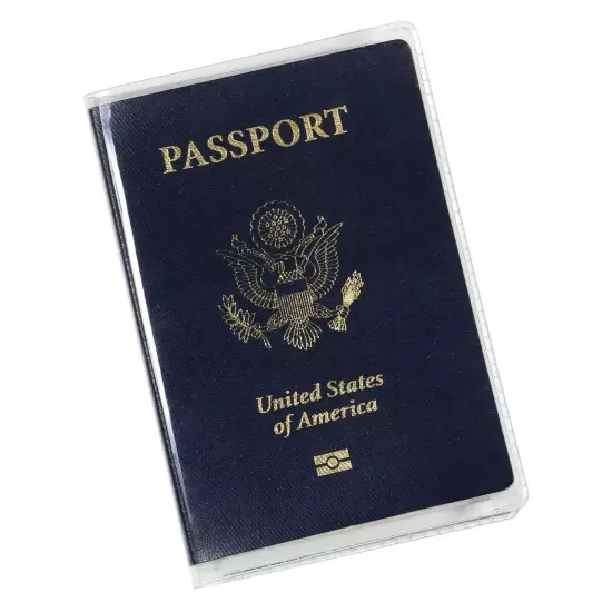 1pc ID Card Protector Case Clear Passport Cover Plastic Passport Protector Vinyl