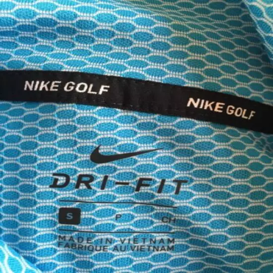 New Nike Golf Women's Size S Dry Textured Sleeveless Golf Polo Blue 884843-482 