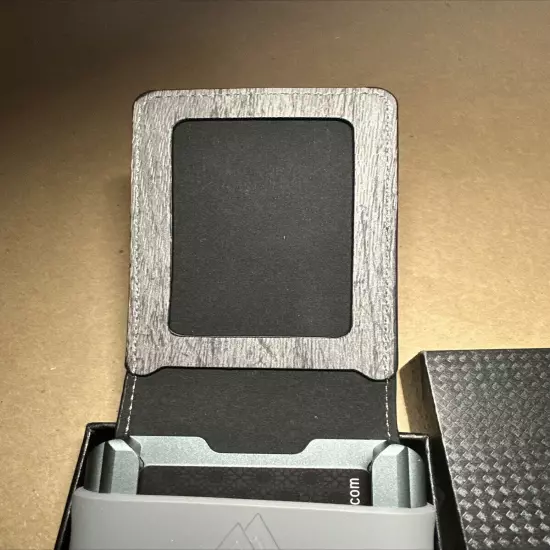 MURADIN Aluminum Tactical Minimalist EDC Wallet [Gray] NIB ..