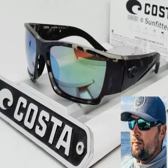 COSTA DEL MAR wetlands/green mirror CORBINA PRO polarized 580G sunglasses NEW!