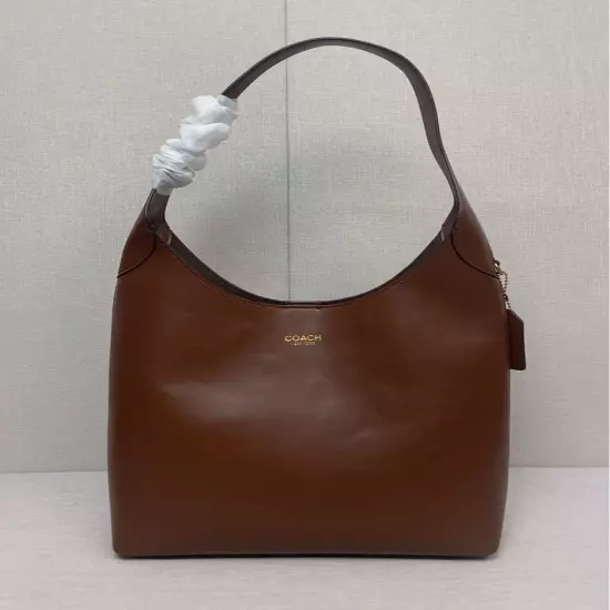 COACH Maple Brooklyn Shoulder Bag 28 Half Moon Bag CU068 NEW Hand bag