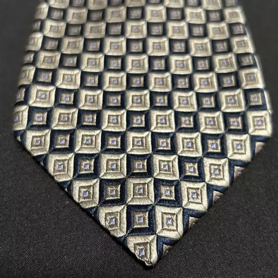 xmi platinum tie For Nordstrom 100% Silk Handmade In The USA 