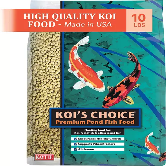 Kaytee Koi'S Choice Koi Floating Fish Food, 10 Pound