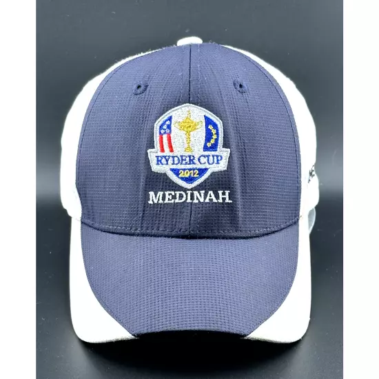 Adult U.S. RYDER CUP 2012 MEDINAH CAP Blue White - OSFM - Adjustable