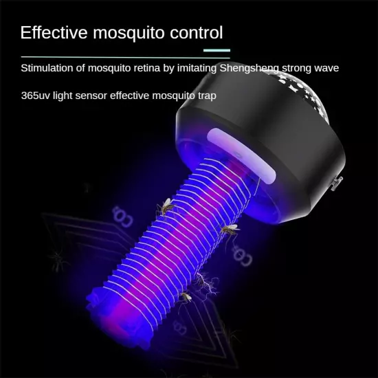 Buzz Buster - Buzz Buster Mosquito Zapper, 360° Indoor & Outdoor Protection