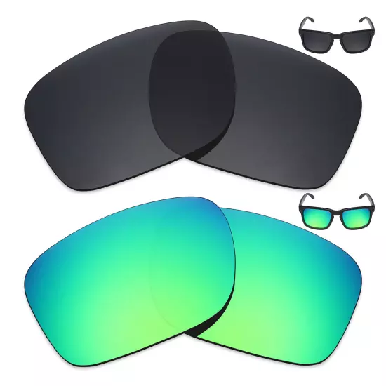 hdhut Anti-Scratch Polarized Replacement Lenses for-Oakley Holbrook OO9102