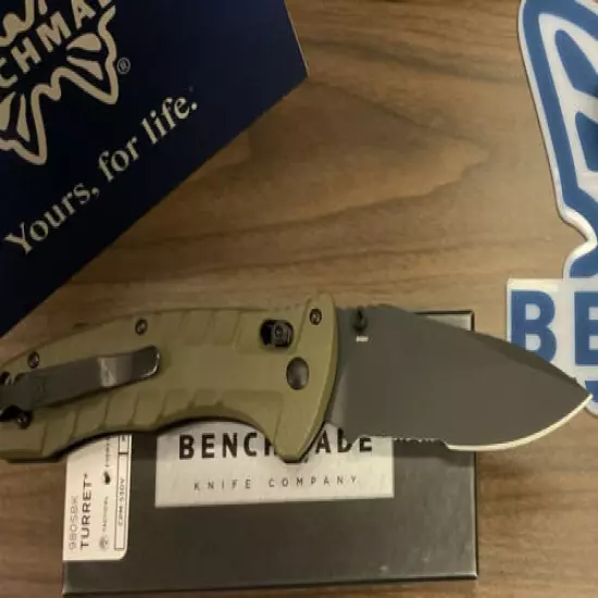 Benchmade 980SBK Turret Folding Pocket Knife Authorized Dealer New