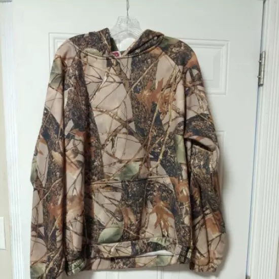 Buffalo Outdoors Burley Camo Tan Hooded Sweatshirt XL