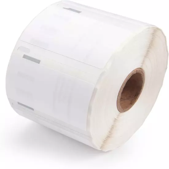 L LIKED 8 Rolls Compatible with Dymo 30334 2-1/4" x 1-1/4" 8 Rolls, White 