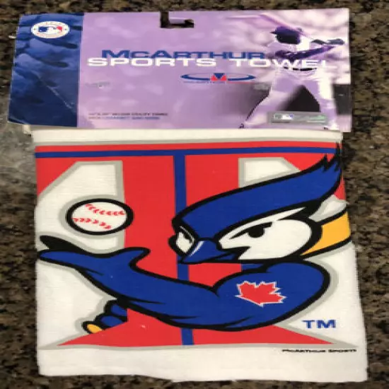 New! MLB Toronto Blue Jays Golf Sport Towel w/ Grommet & Hook McArthur Sports