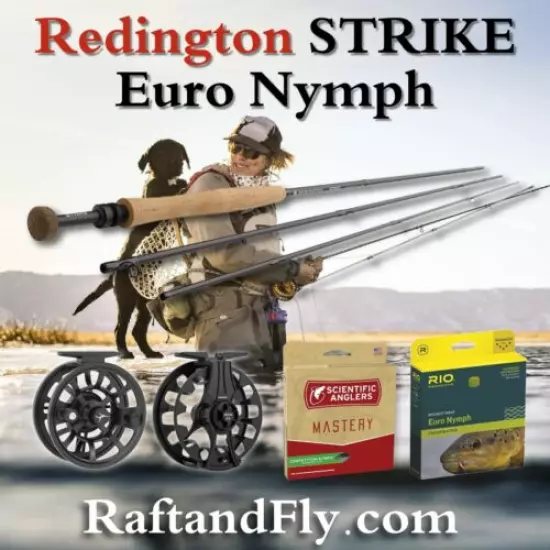 Redington Strike Euro Nymph 10'6" Outfit - Free Line