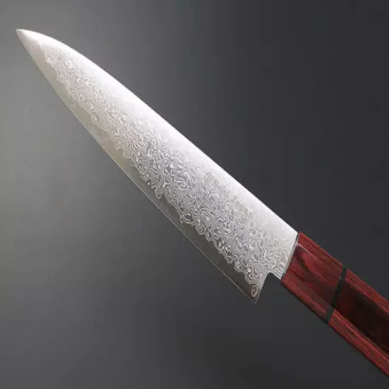 Kanetsune Seki Japan KC-824 Minamo-Kaze Damascus 135mm Kitchen Paring Knife