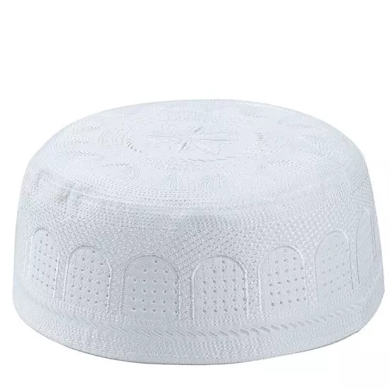 Muslim Arabic Cap Hats Men Prayer Islam Egyptian Kufi Topi Beanie Men's Hats