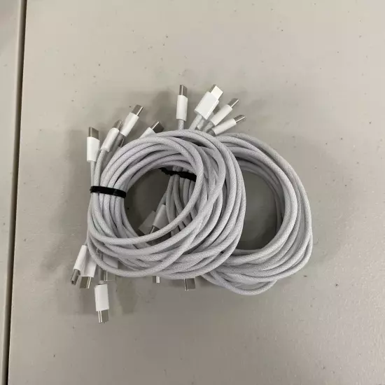 OEM Braided C To C Apple Charger Set Of 10 A/B Grade Used