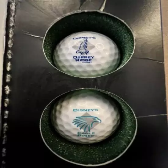 Disney’s - Eagle Pines & Osprey Ridge Golf Balls - 1992 - Unused In Box