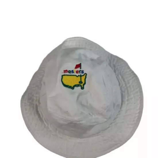 The Masters White Bucket Hat Augusta PGA Golf American Needle Kids Size 4-6x