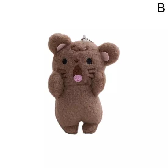 Bunny Velvet Bear Keychain Dolls Plush Pendant Plush Keychain Doll Plush E6S1 им