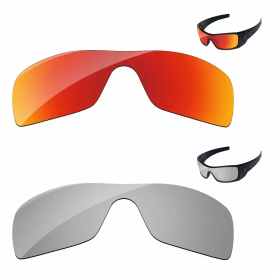 Lensology Polarized Replacement Lenses For-Oakley Batwolf OO9101 Multi-Options