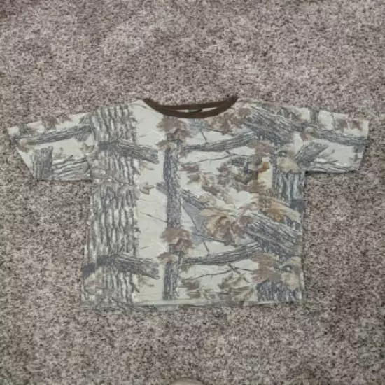 Vintage Spartan Camouflage Shirt Original Realtree Pattern L XL USA