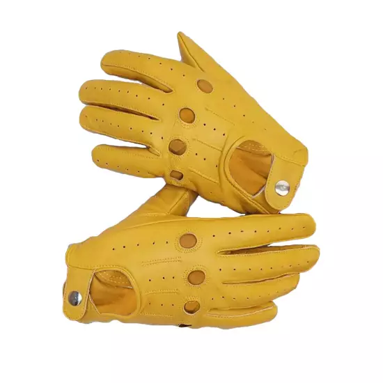 Genuine Leather Driving Gloves 