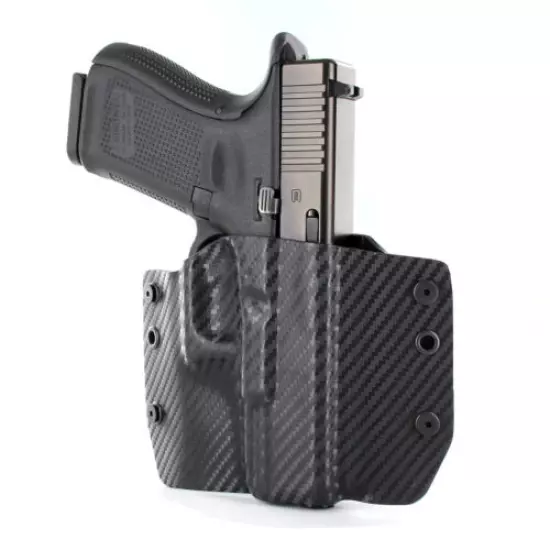 OWB Kydex Holster - Black Carbon Fiber - for Walther Handguns