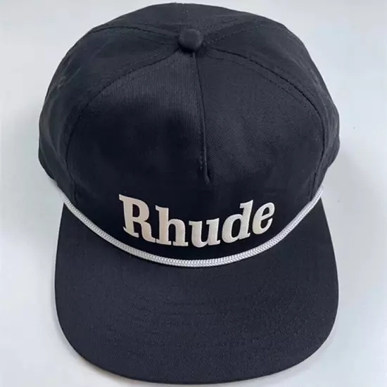 For Rhude Classic Embroidery Baseball Cap Sun Hat Unisex Vintage Trucker Hat