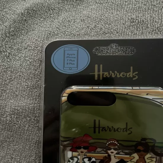 Harrods London Fashion iPhone 7 Plus/ 8 Plus Protective Phone Case BRAND NEW