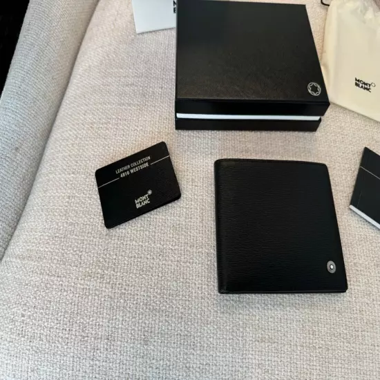 Montblanc 4810 Westside 8cc Bifold Wallet Black Leather (BEAUTIFUL CONDITION)