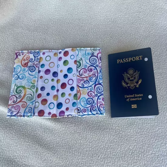 PASSPORT HOLDER 100% Cotton Made In USA