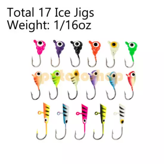 Ice Fishing Spinning Rod and Reel Combos 65cm JIgs Spoons Soft Lures Line Travel