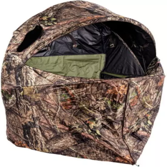 Hunting Chair Blind Tent Realtree Xtra Camo Shooting House Deer Ground Stand New