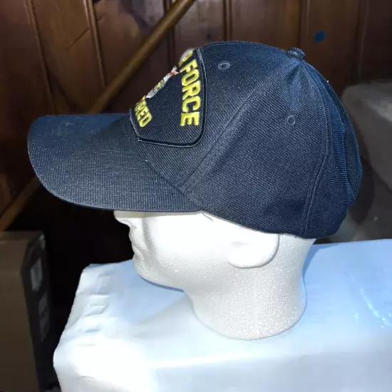 U.S. AIR Force Retired Official Military Headwear Cap Hat Snapback Made In USA