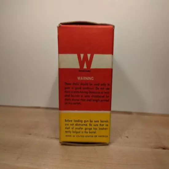 VINTAGE WINCHESTER Ranger Super Target Load 12 Ga Empty Shotshell Box Only