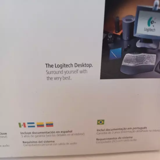 Logitech SoundMan G1 Full-Range Multimedia Speaker System NIB SEE PHOTOS