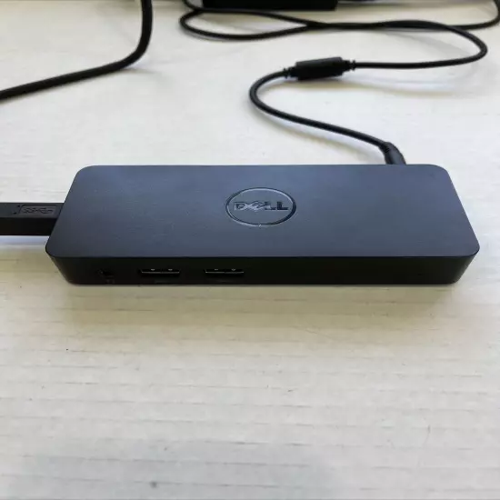 Dell D1000 USB 3.0 Dual Video Docking Station w/ 45w Adapter + USB Cable Tested