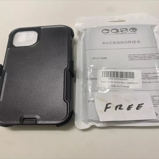 Apple iPhone 15 Pro Max Case Buy One-Get One Free