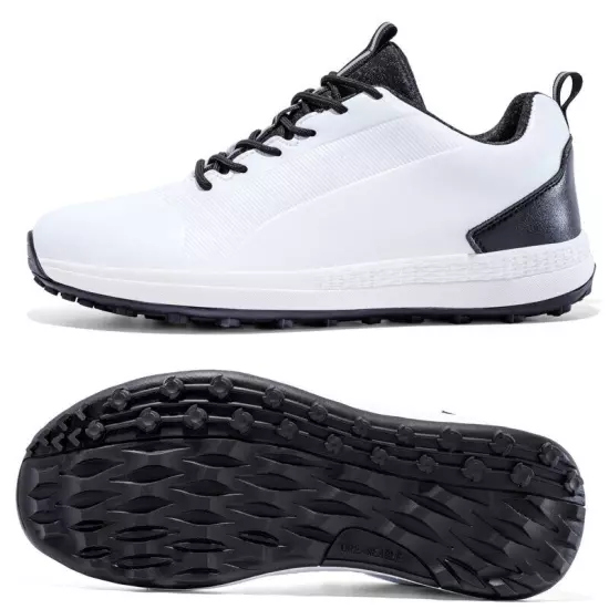 Waterproof Golf Shoes Men's Golf Sneakers Anti Slip Walking Shoes Big Size 40-47