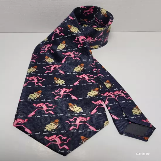 Pink Panther neck tie, vintage novelty