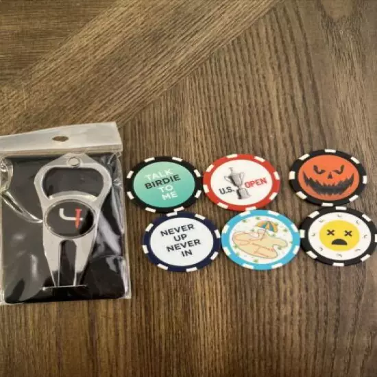 Short Par 4 poker Chip and Tool Lot